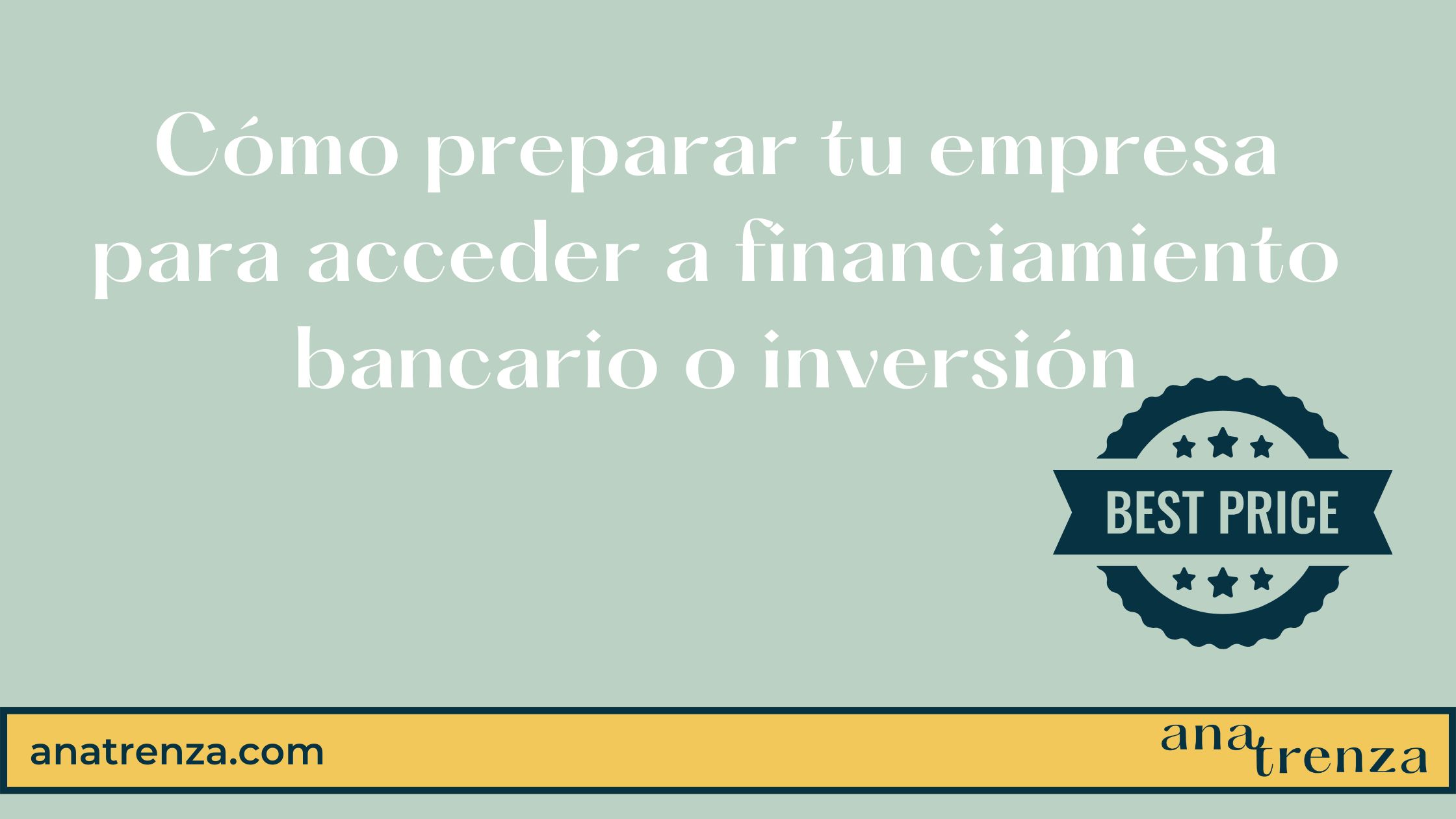 financiamiento bancario