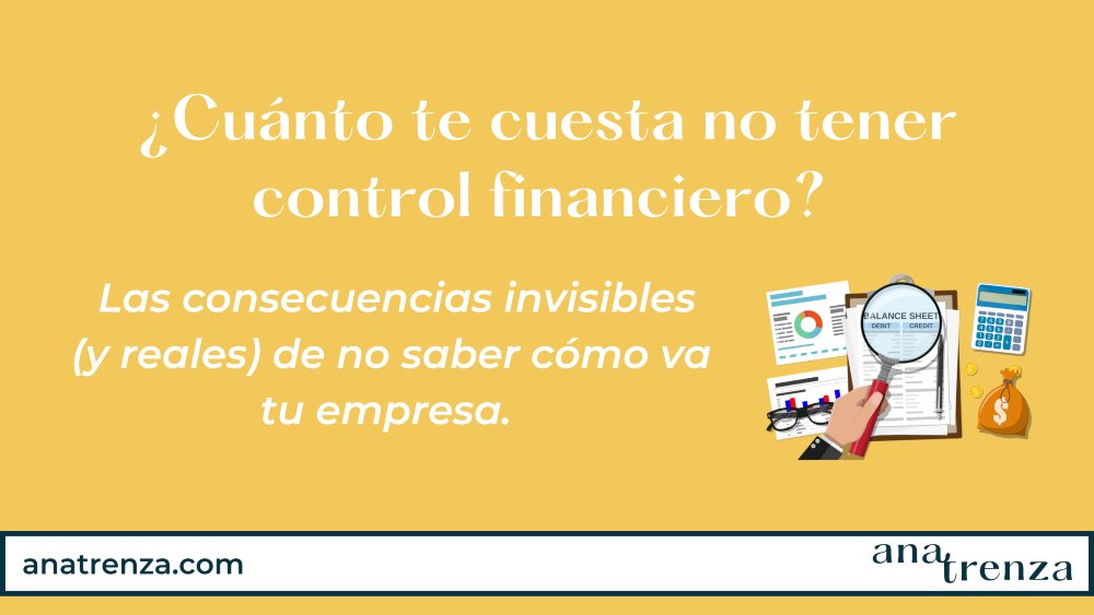 no tener control financiero