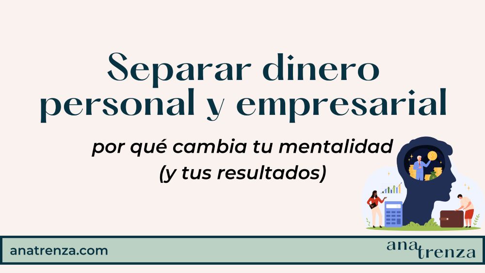 separar finanzas dinero personal